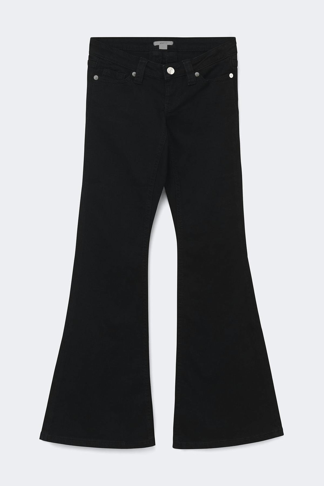 14+ low flare jeans petite - Noir