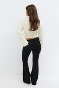 14+ pleated tie jeans - Super lt blue
