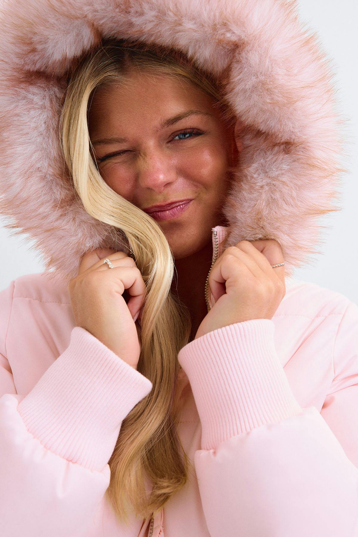 14+ padded jacket - Ballet slipper