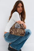 Hair-on top handle bag - Leo