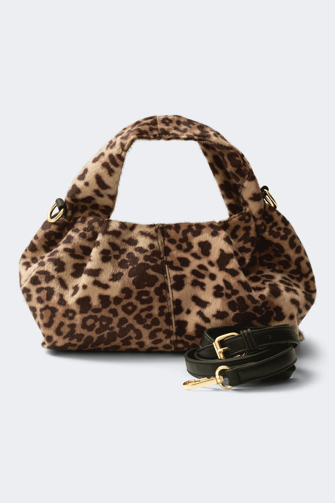 Hair-on top handle bag - Leo
