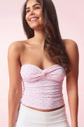 14+ tanlines bandeau top - Corail