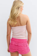 14+ tanlines bandeau top - Rose