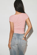 Wow built-in bra top - Zephyr pink