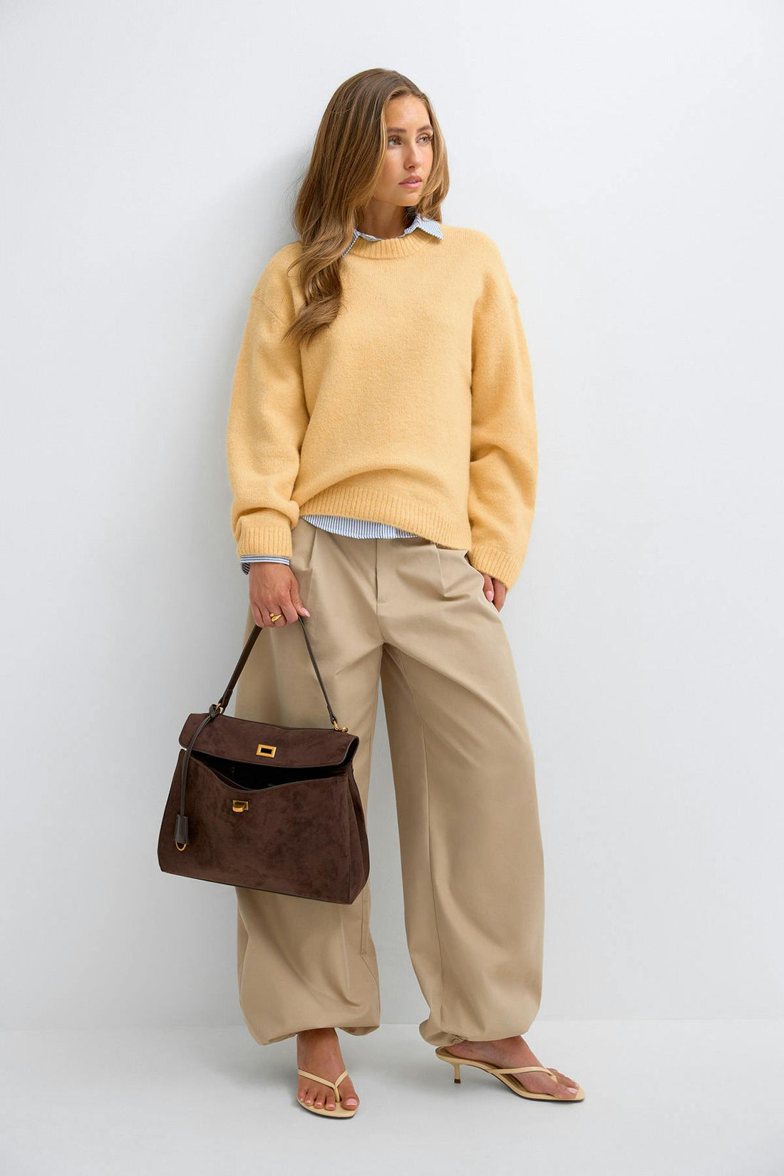 Office midi bag - Marron foncé