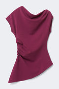 Asymmetric pleated top - Rhododendron