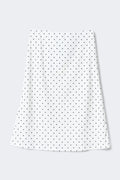 90s midi skirt - Black dot