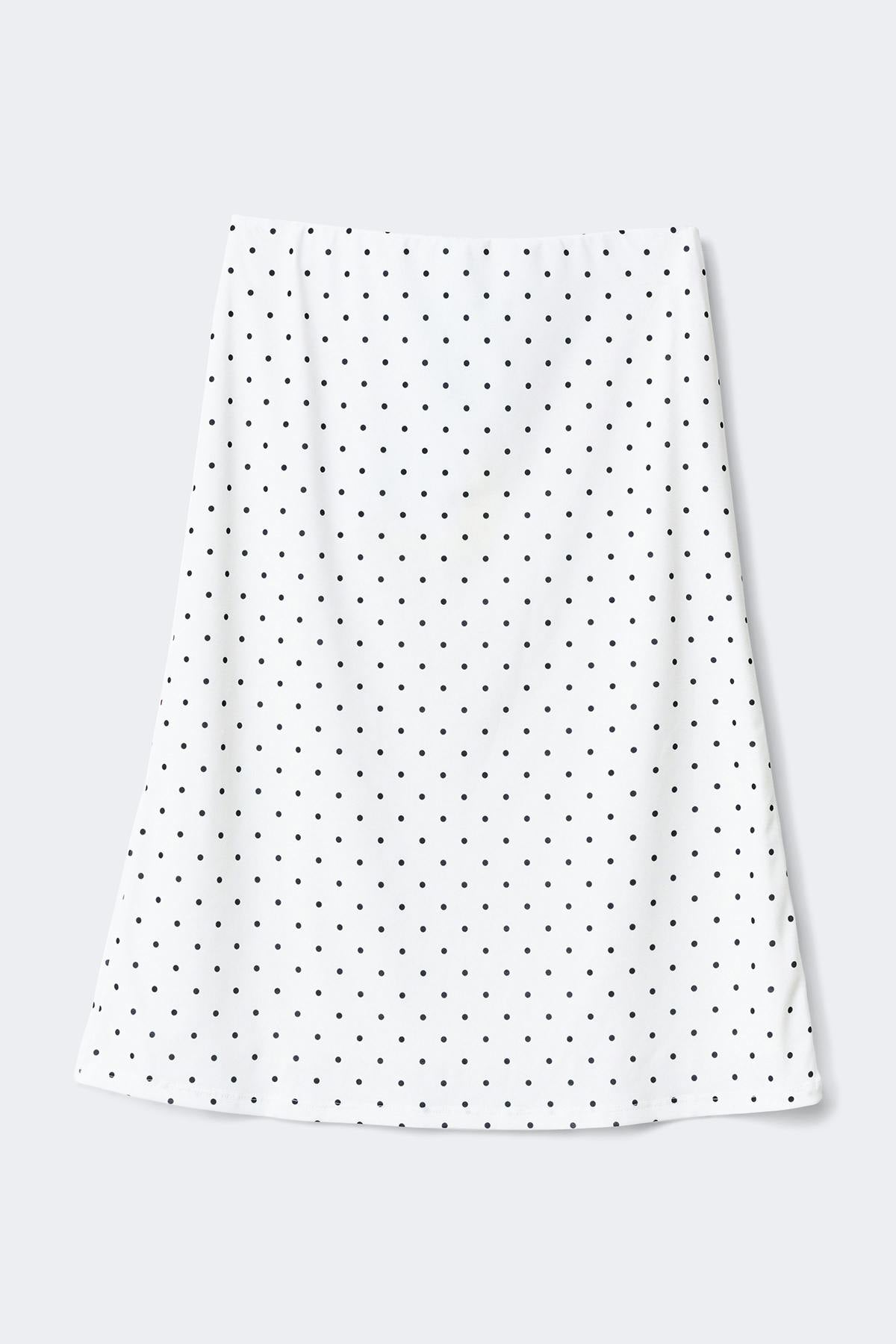 90s midi skirt - Black dot