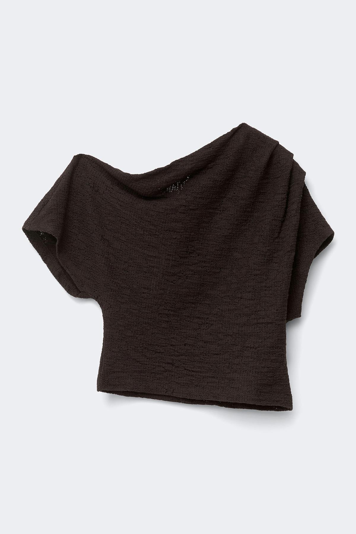 Lace dropped shoulder top - Mole