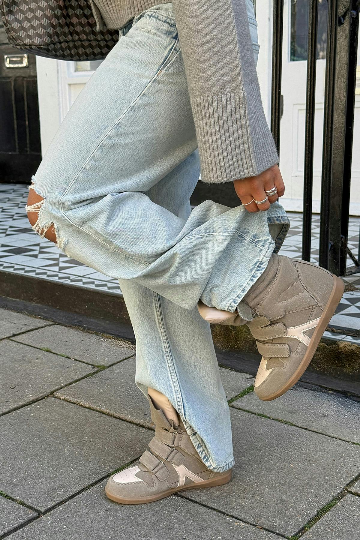 14+ wedge sneakers - Rose