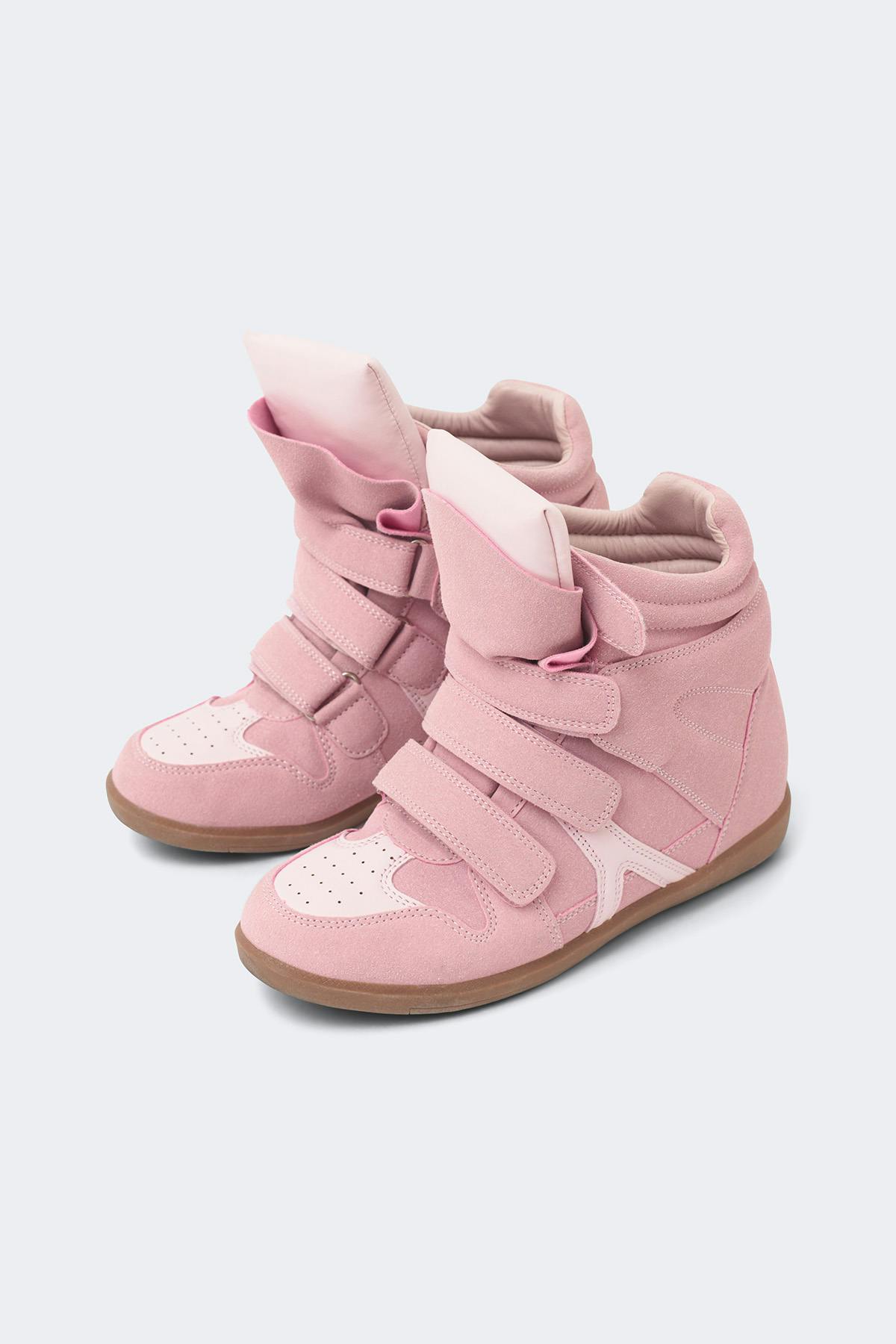 14+ wedge sneakers - Rose