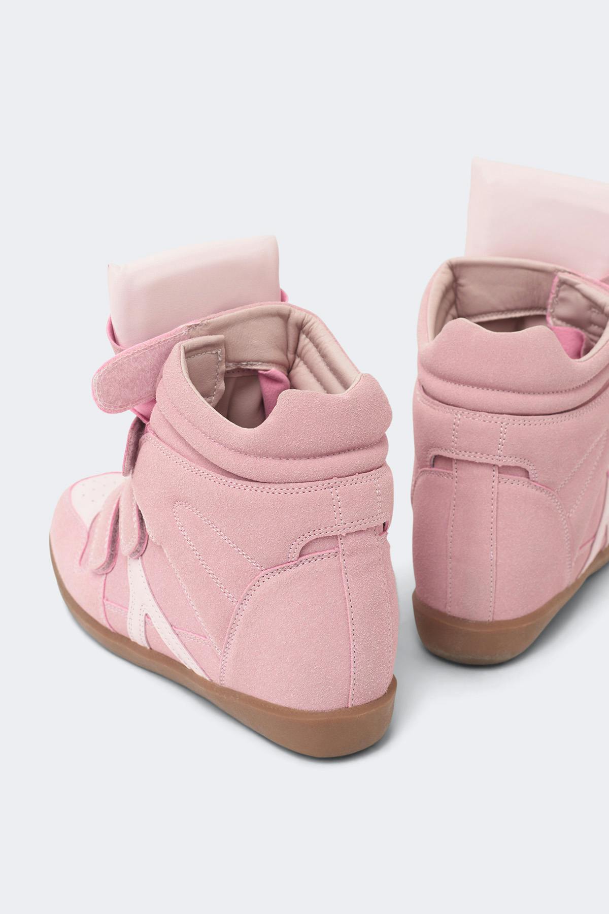 14+ wedge sneakers - Rose