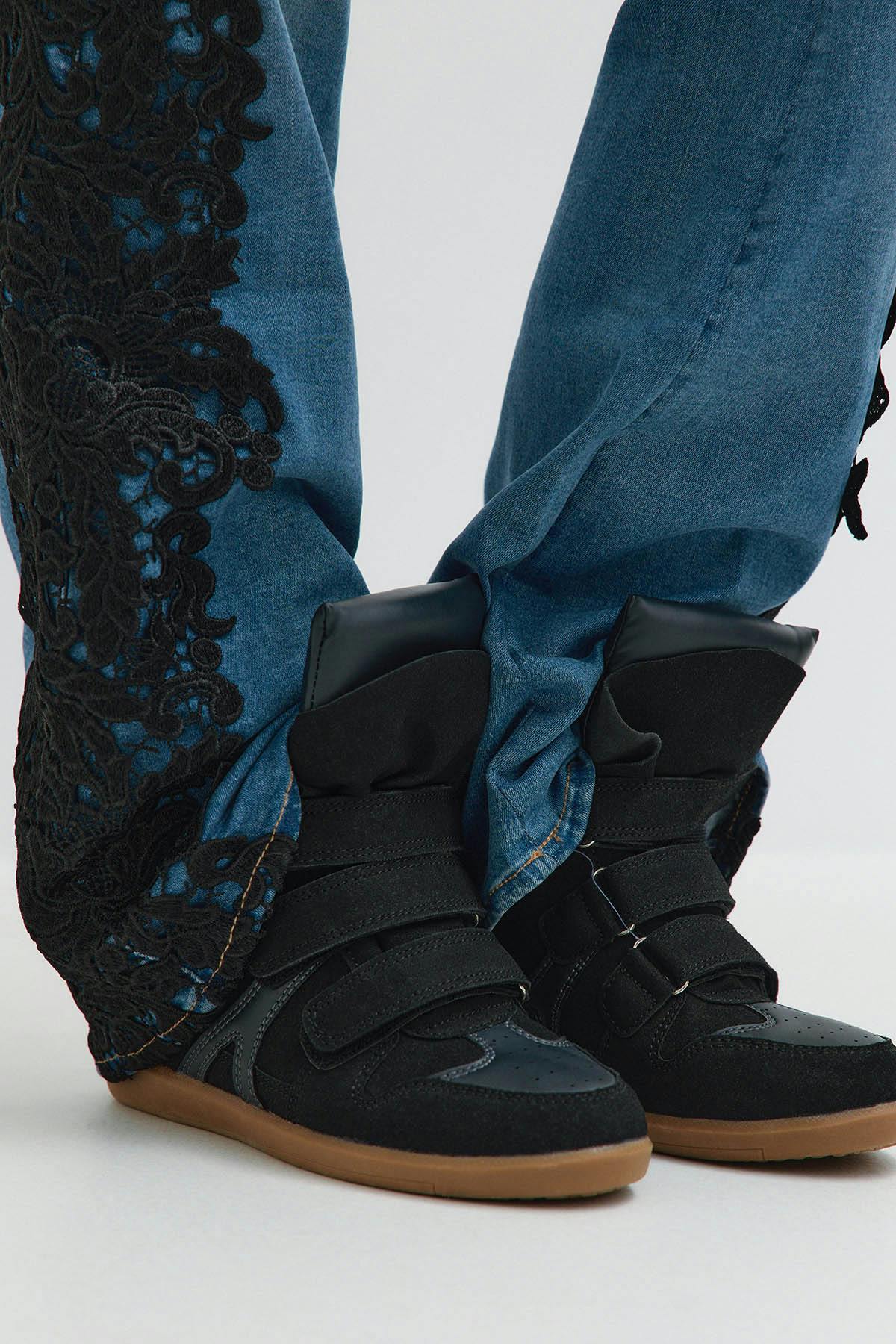 14+ wedge sneakers - Kaki