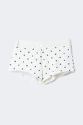 14+ folded waist shorts - Dot print