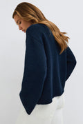 Knitted button cardigan - Feather gray
