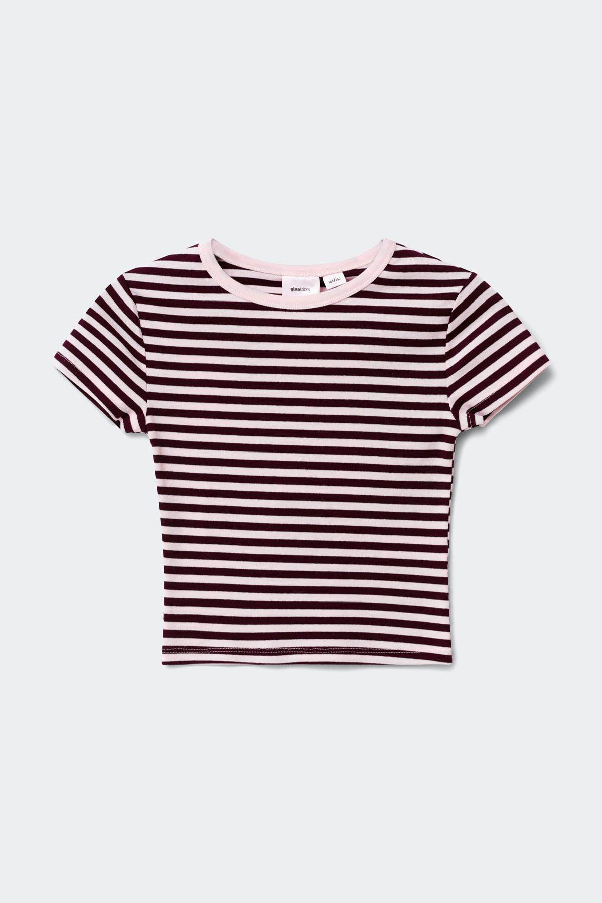 Y baby tee - Multi stripe