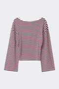 14+ fitted long sleeve top - Multi stripe