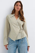 Wrap shirt - Stripe