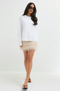 mini skirt - Brown/taupe