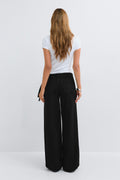 Booty belted jeans - Blanc cassé
