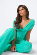 14+ tie top - Turquoise light