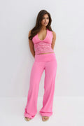 14+ coral baggy yoga pants - Turquoise light