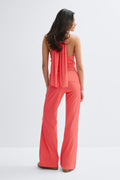 14+ coral baggy yoga pants - Corail