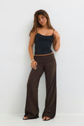 14+ coral baggy yoga pants - Kaki