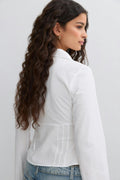 Seersucker shirt - Blanc cassé