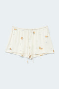 Soft pyjamas drawstring shorts - Sleepy teddy bear