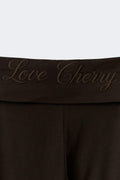 Y low waist yoga leggings - Living coral/ bird