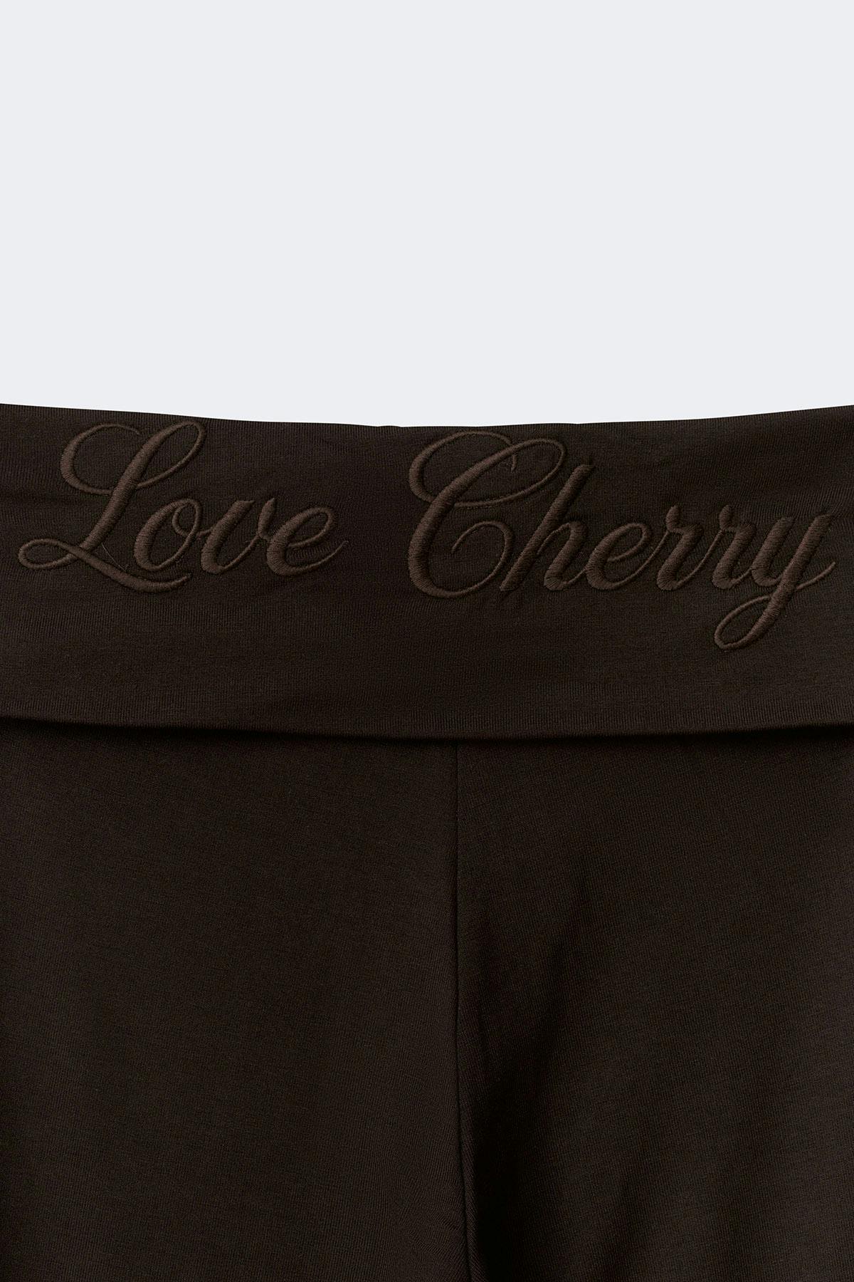 Y low waist yoga leggings - Living coral/ bird