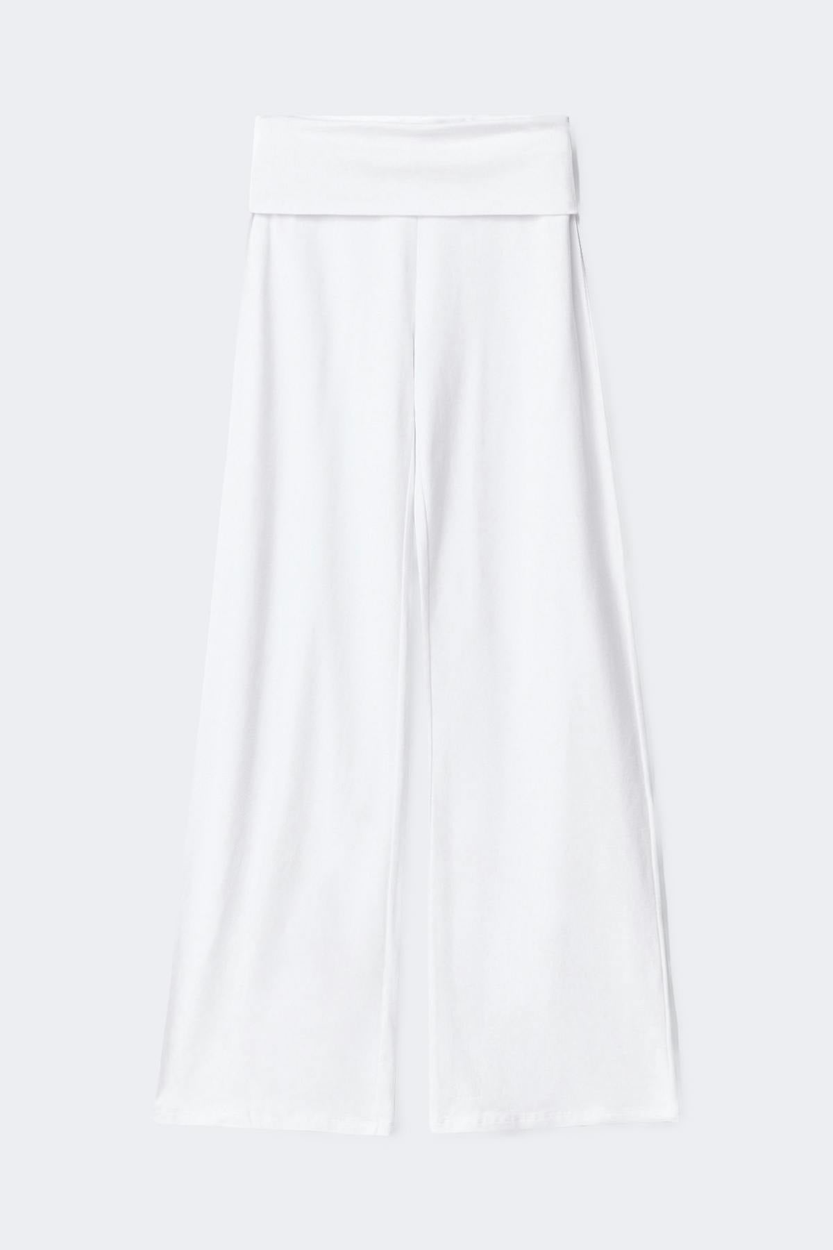 Y coral baggy yoga pants - Blanc