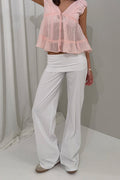 Y coral baggy yoga pants - Blanc