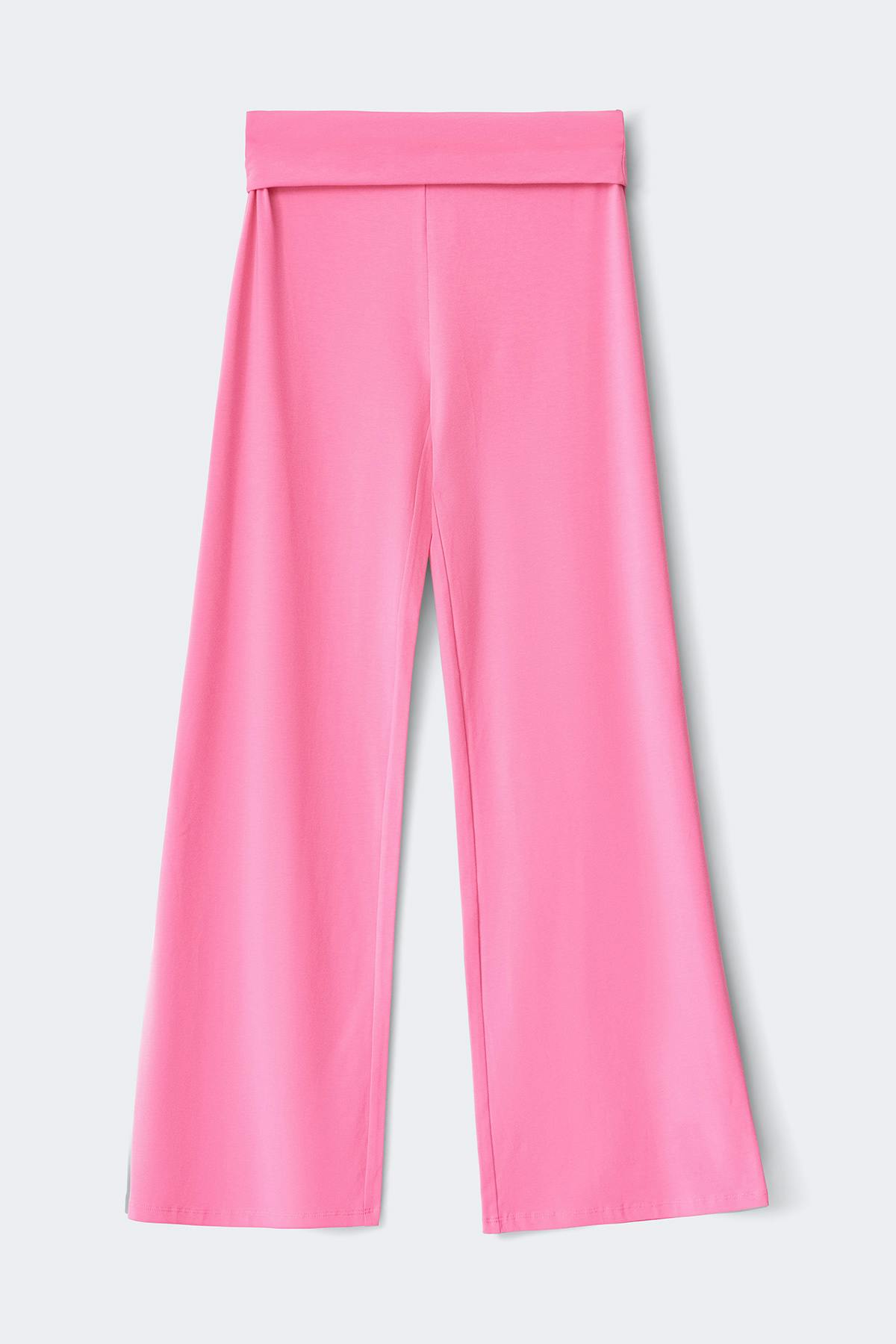 Y coral baggy yoga pants - Aurora pink