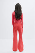 Y coral baggy yoga pants - Corail
