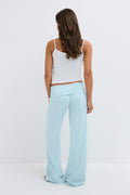 Y coral baggy yoga pants - Bleu clair