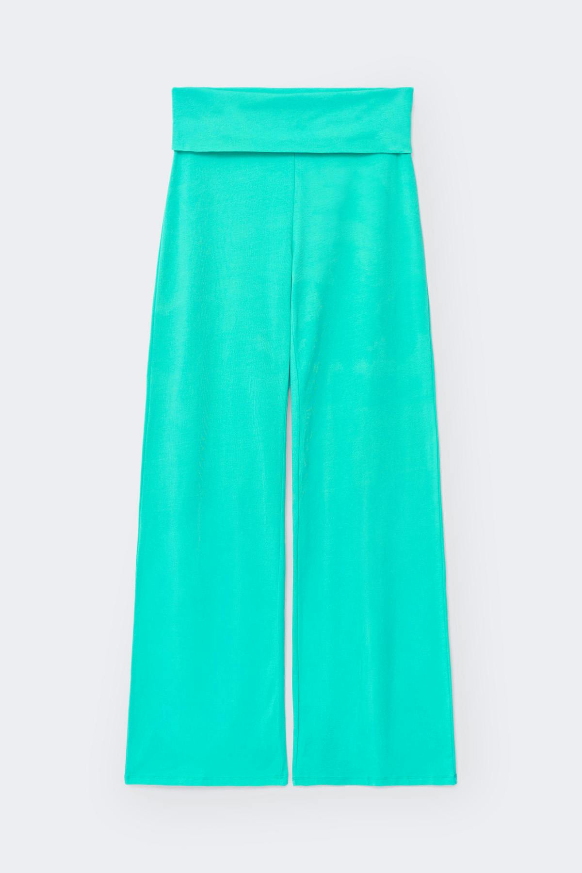 Y coral baggy yoga pants - Turquoise light
