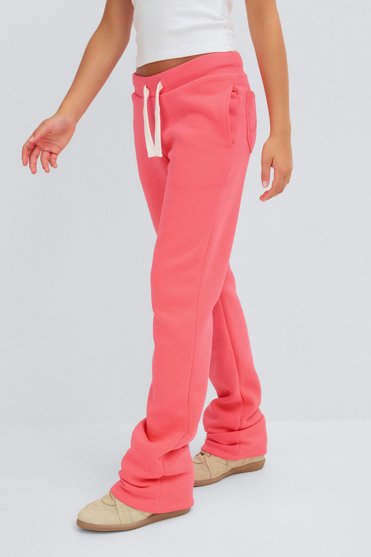 Y low waist sweatpants - Corail