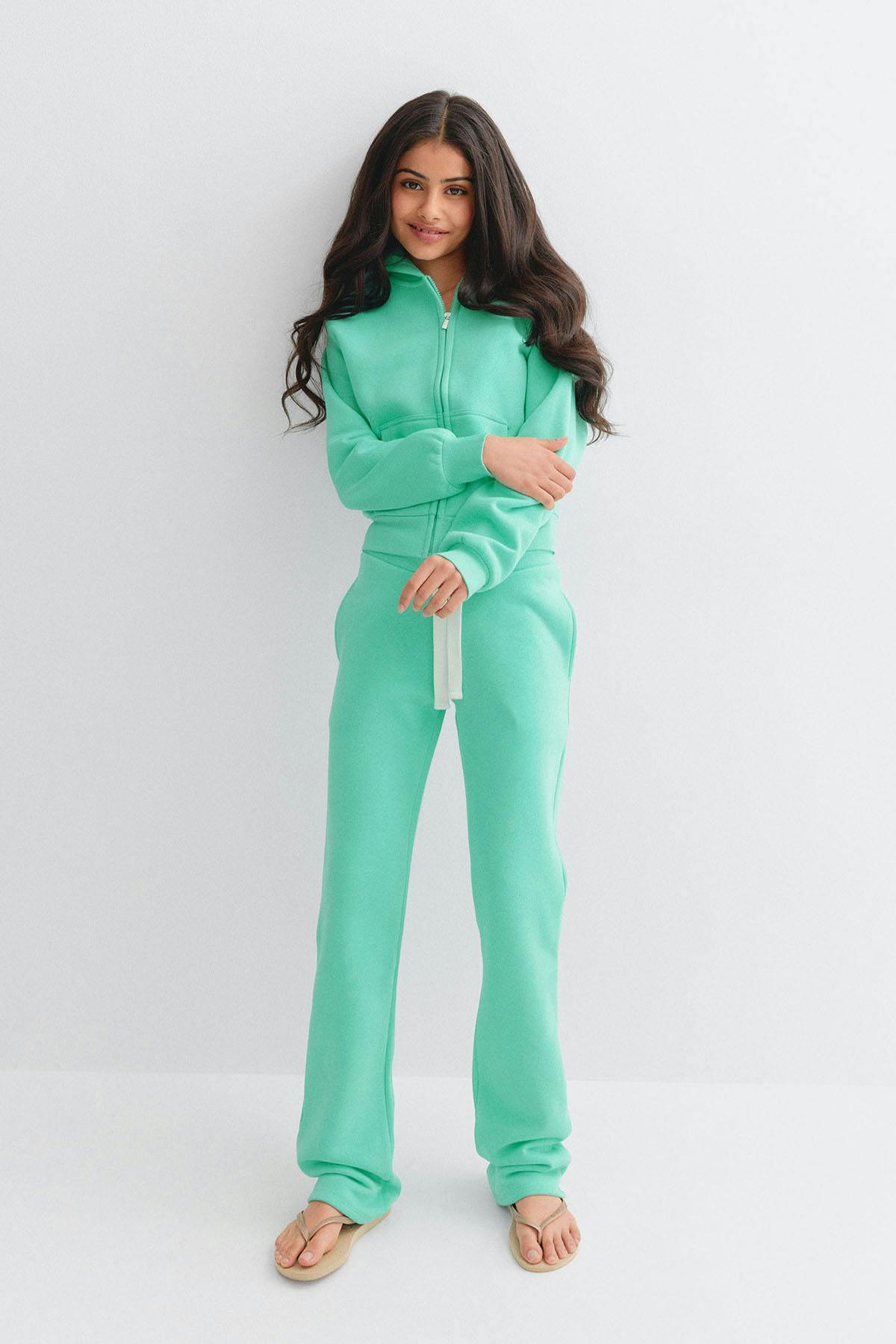 Y low waist sweatpants - Blue slit