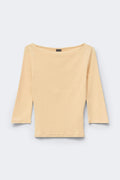 Quarter sleeve boatneck top - Tropical storm