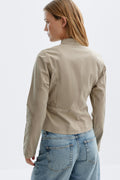 Button down uniform jacket - Kaki