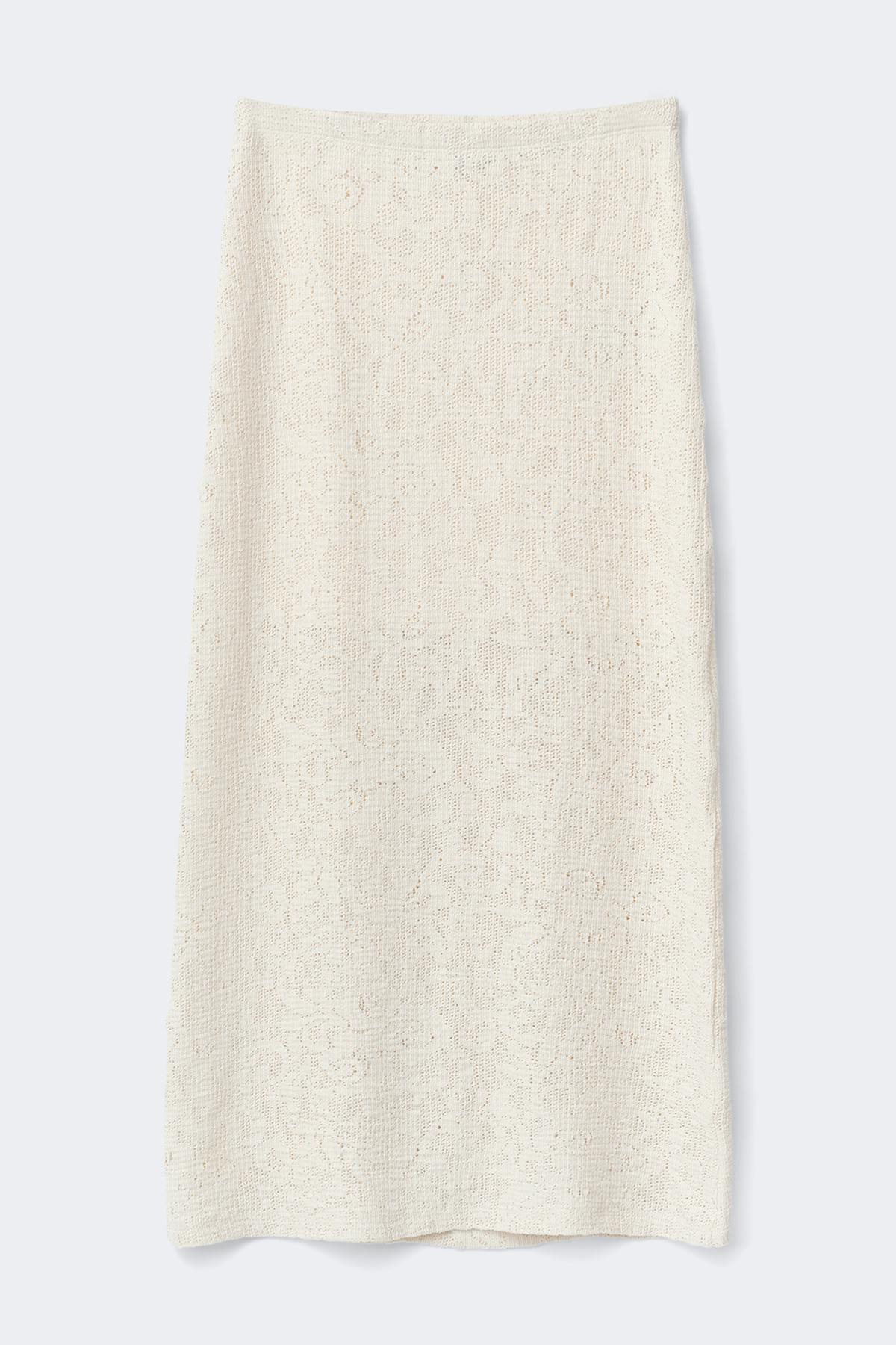 Lace maxi skirt - Endless sky