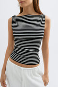 Boatneck tanktop - Skyway