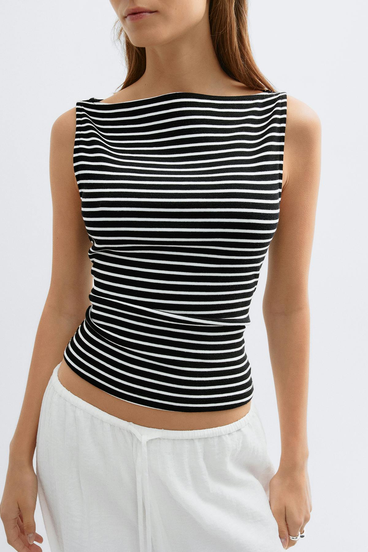 Boatneck tanktop - Skyway