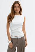 Boatneck tanktop - Mole