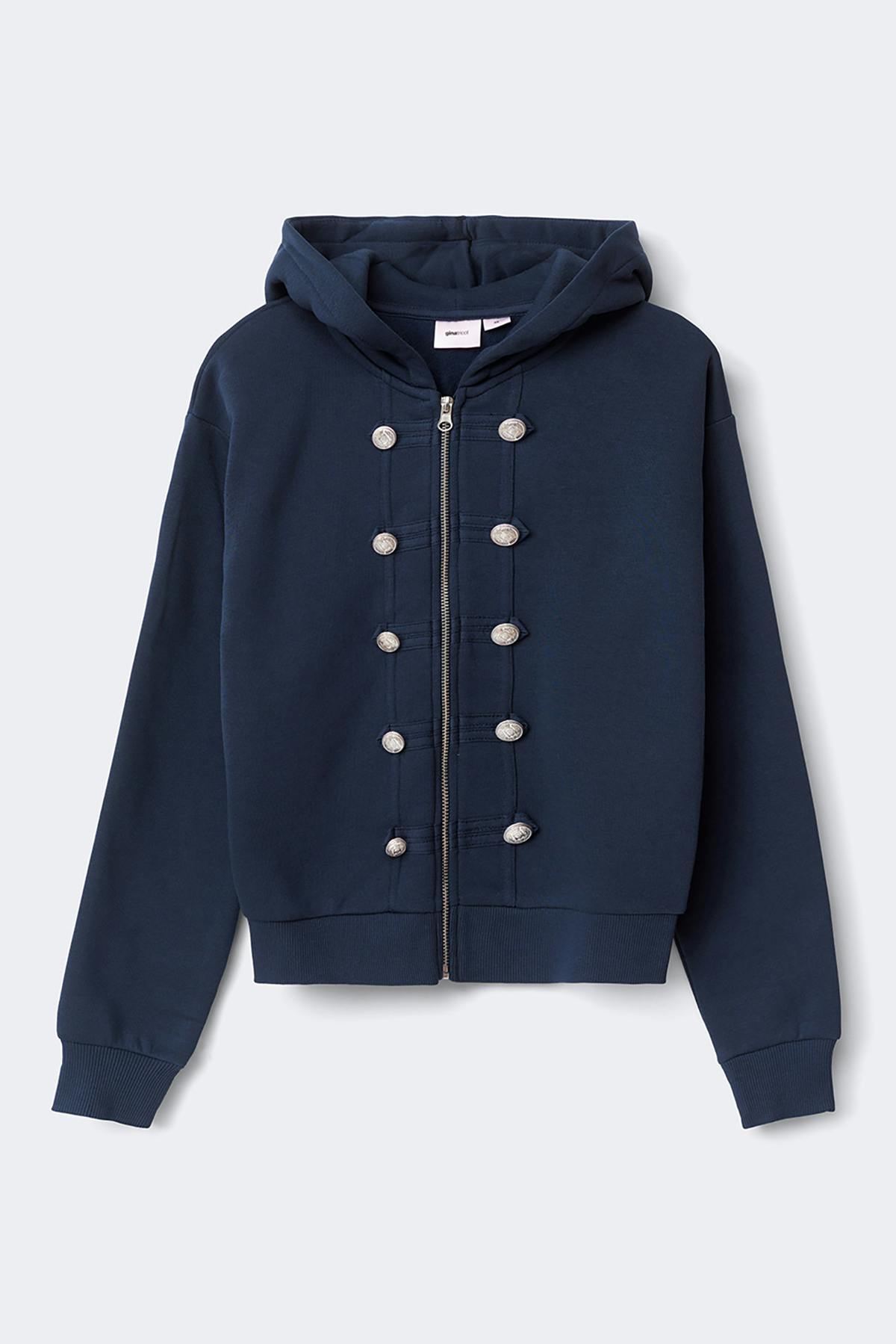 14+ napoleon zip hoodie - Peacoat
