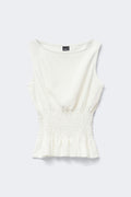Smock top - Pink dot