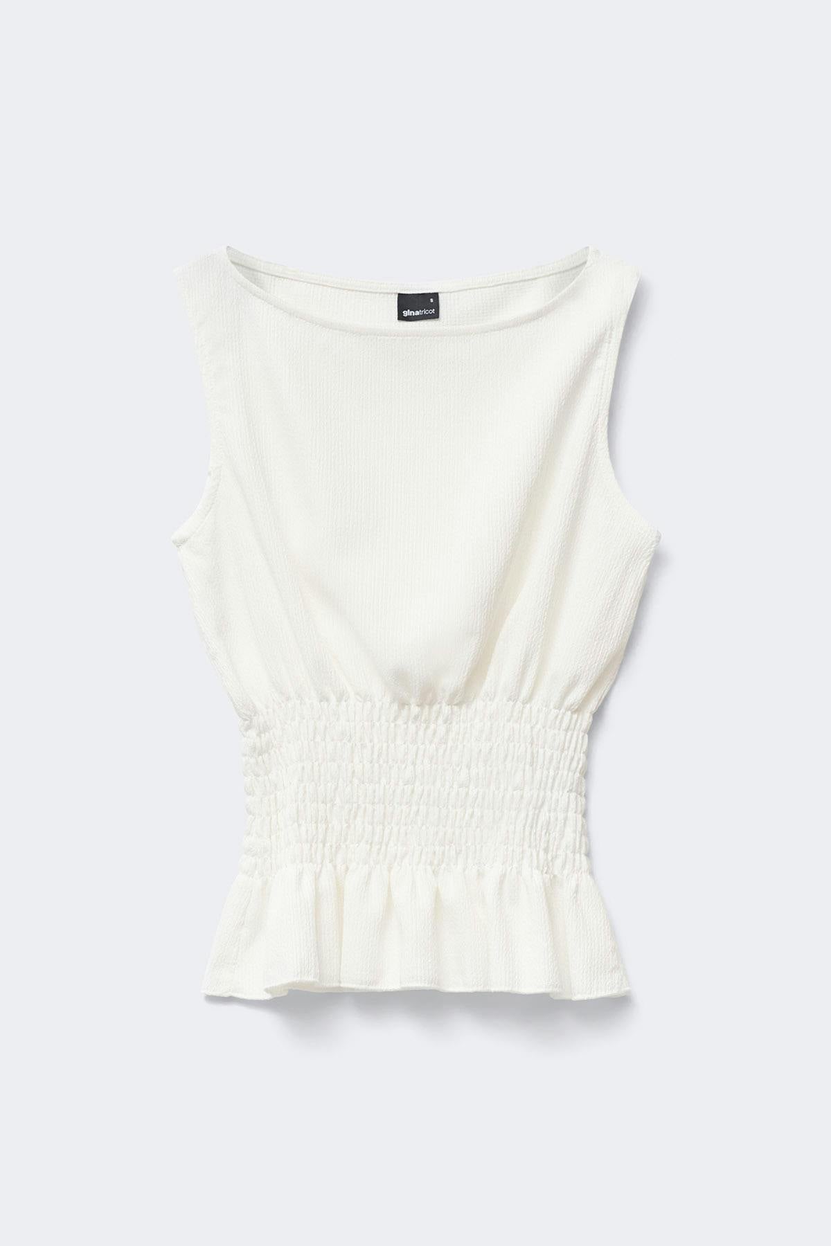 Smock top - Pink dot