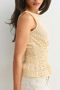 Smock top - Pink dot